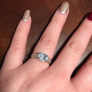 💧Aqua Blue Gemstone Ring💧